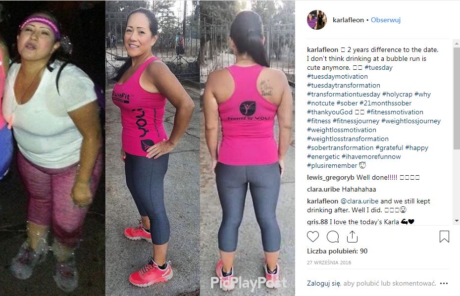 Zrezygnowała z alkoholu [instagram.com]