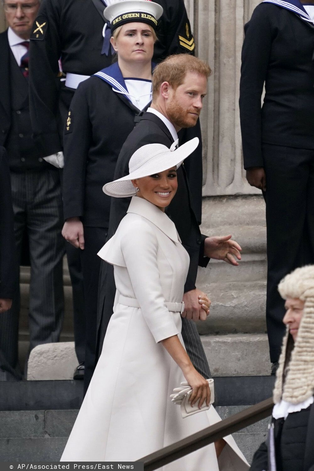 Meghan Markle i książę Harry na jubileuszu 70-lecia panowania królowej