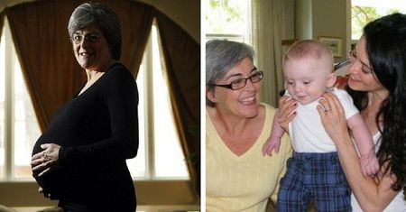 61-letnia kobieta została babcią oraz mamą jednocześnie
