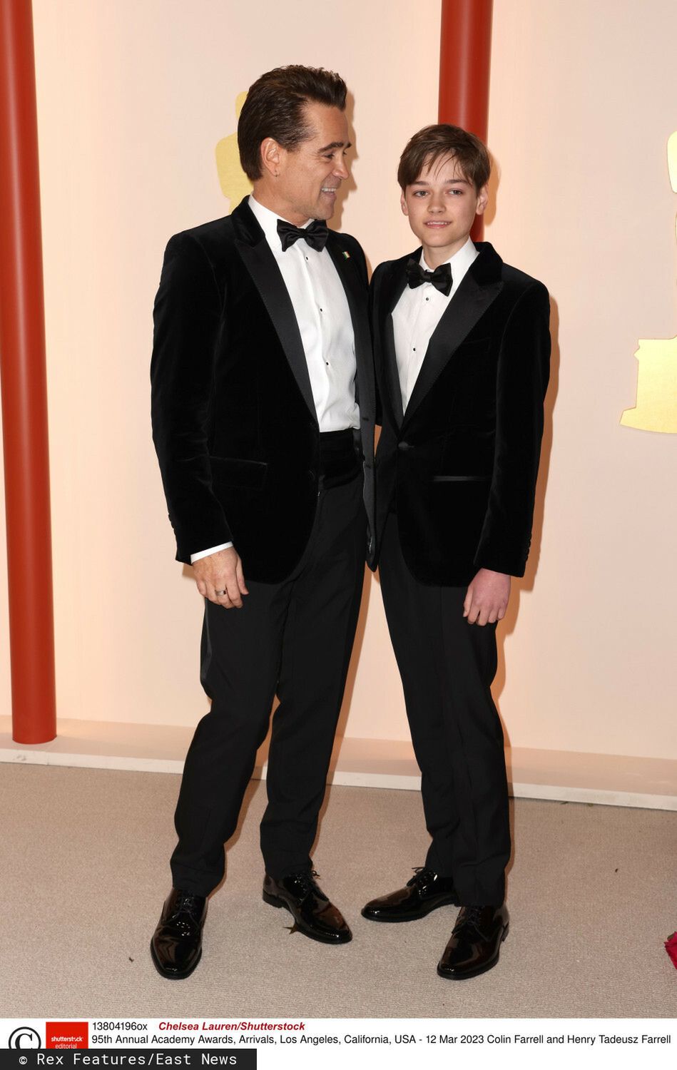 Colin Farrell z synem Henrym – Oscary 2023