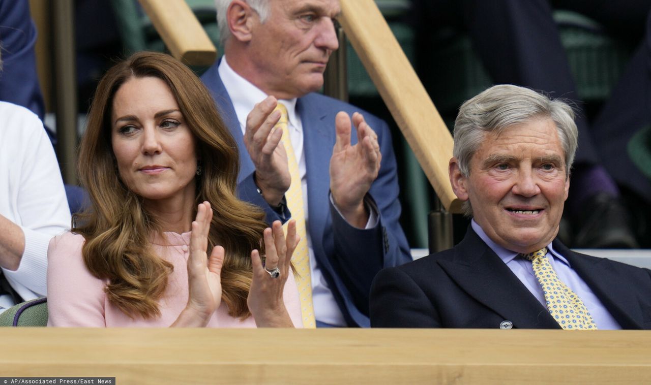 Księżna Kate podczas finału Wimbledonu