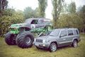 Jeep Commander vs. Grave Digger