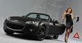 Mazda MX-5 Black and Matte