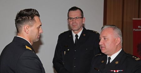 Strażacy podzielili się opłatkiem