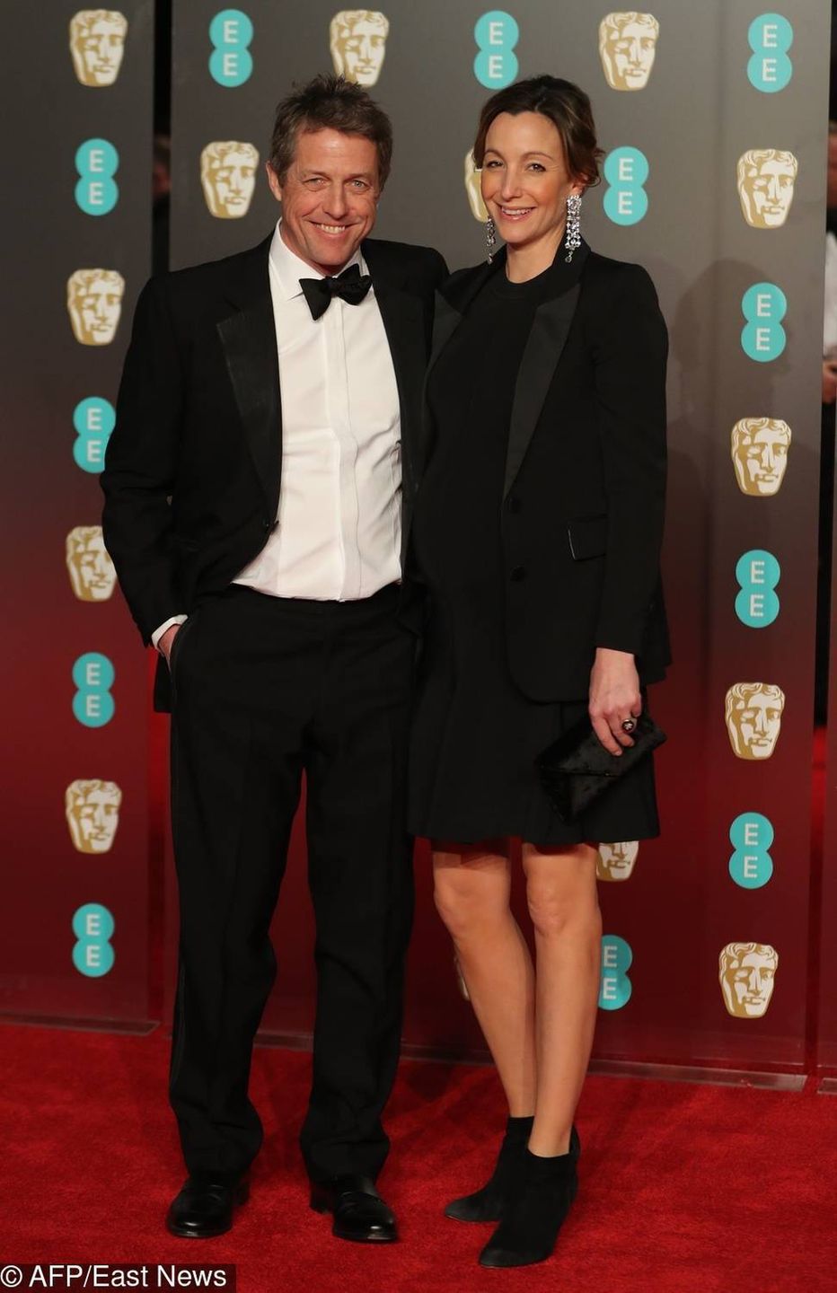Hugh Grant i Anna Eberstein - BAFTA 2018