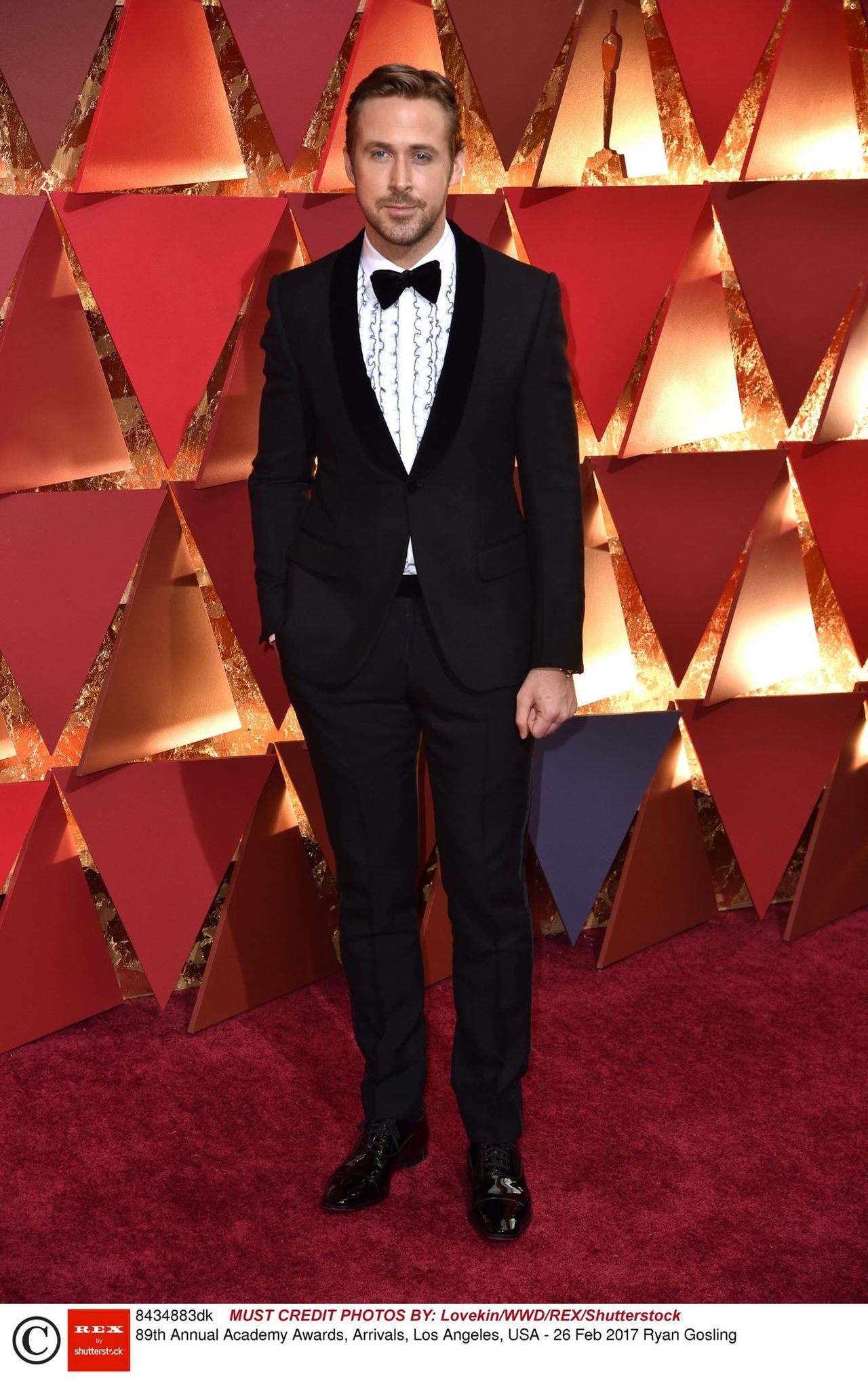 Ryan Gosling na Oscarach 2017 stylizacja