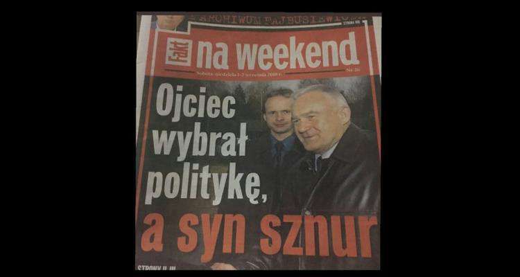 Okładka "Faktu" z Leszkiem Millerem Jr