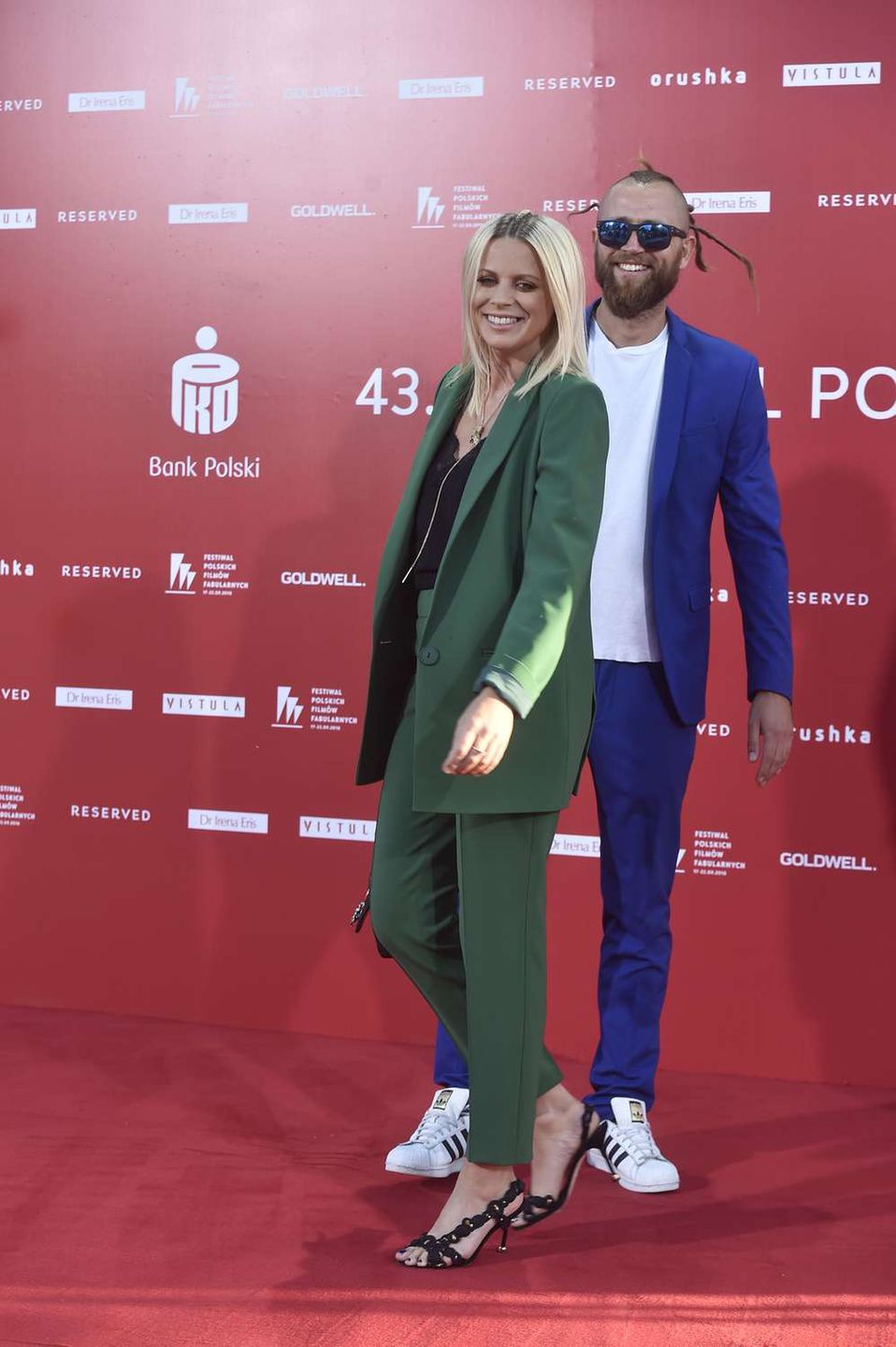 Maria Sadowska z mężem – Gdynia 2018, gala finałowa 43 festiwalu filmowego