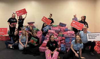 Mikołaj w szpitalu dziecięcym. Setki prezentów trafiły do małych pacjentów