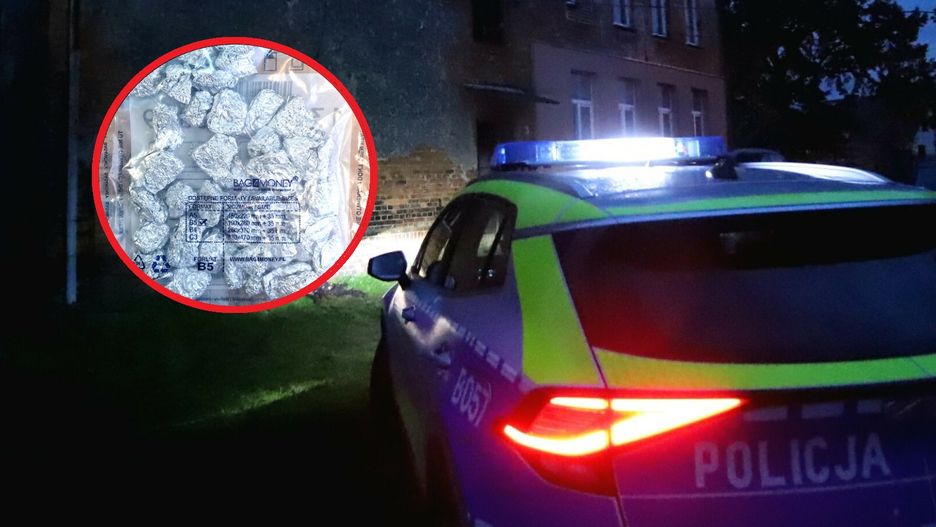 Nastolatek spał na worku z narkotykami. Matka zadzwoniła na policję