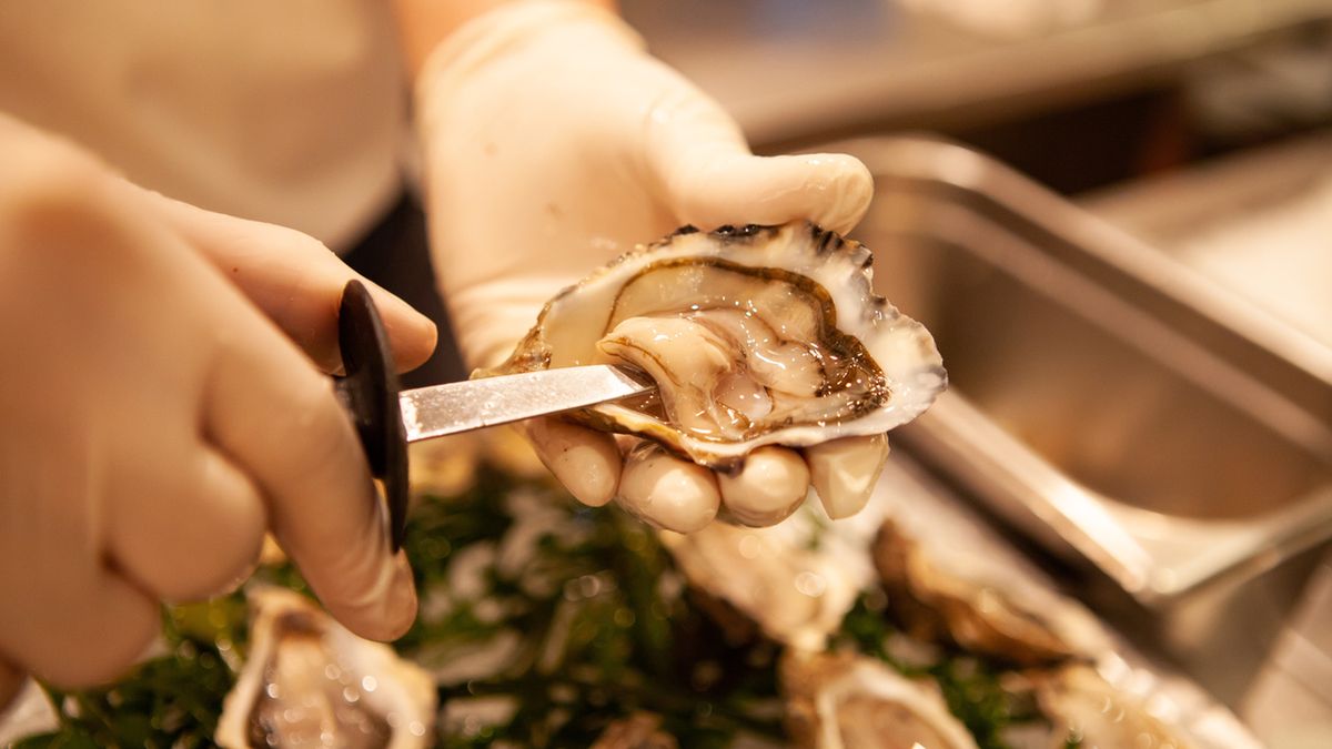 Sos ostrygowy wytwarzany jest z gotowanych ostryg.