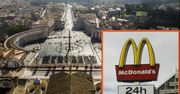 McDonald's chce otworzyć restaurację obok Placu św. Piotra. Kardynałowie są oburzeni
