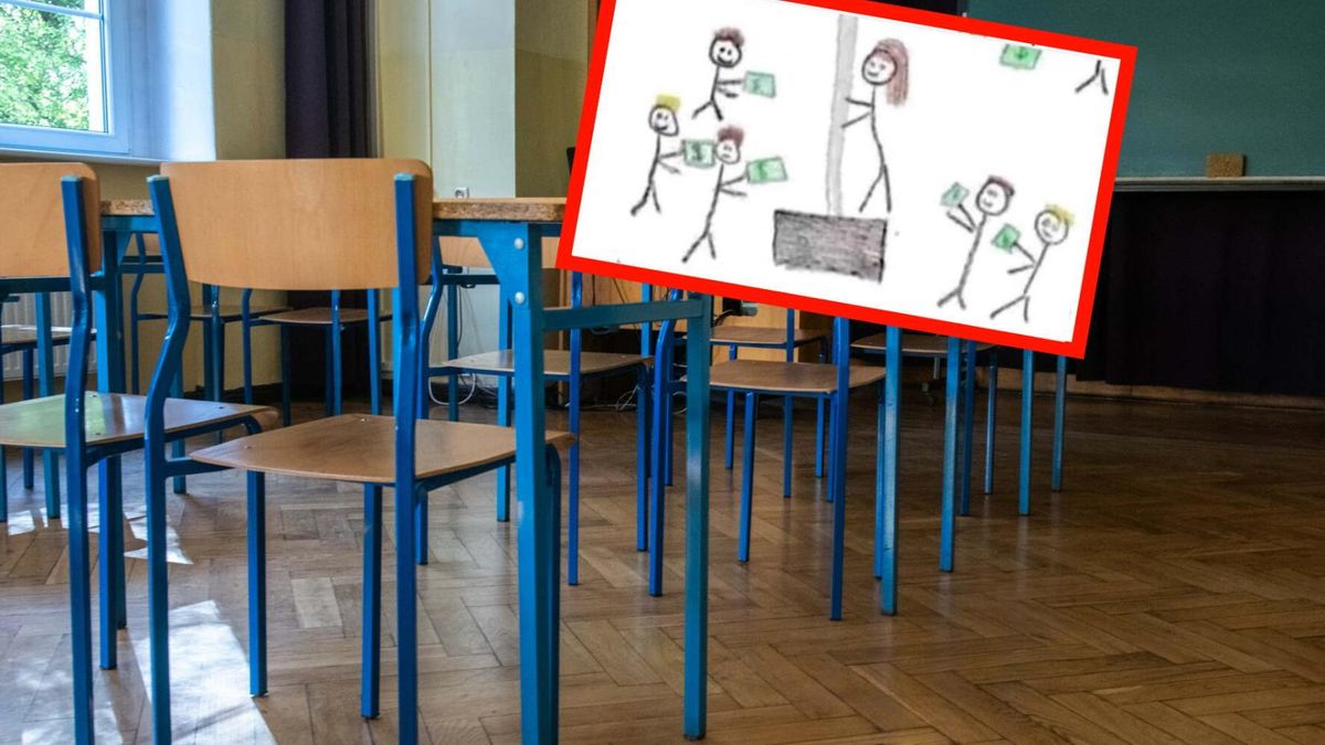 Rysunek uczennicy zaniepokoił nauczycielkę. Nieporozumienie rozbawiło internautów