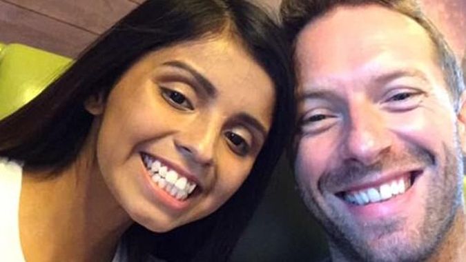 Chris Martin spotkał się z fanką w miejscu jej pracy