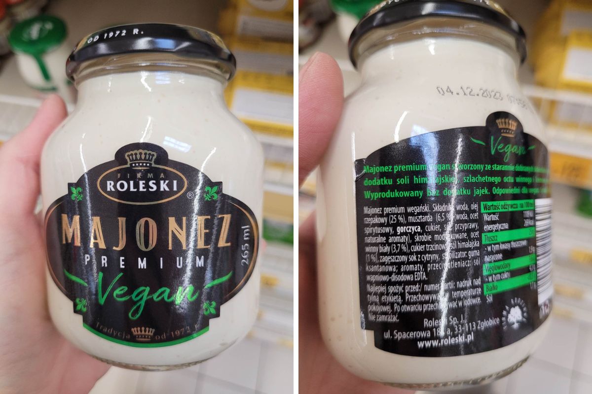 Roleski. &quot;Majonez Premium Vegan&quot;