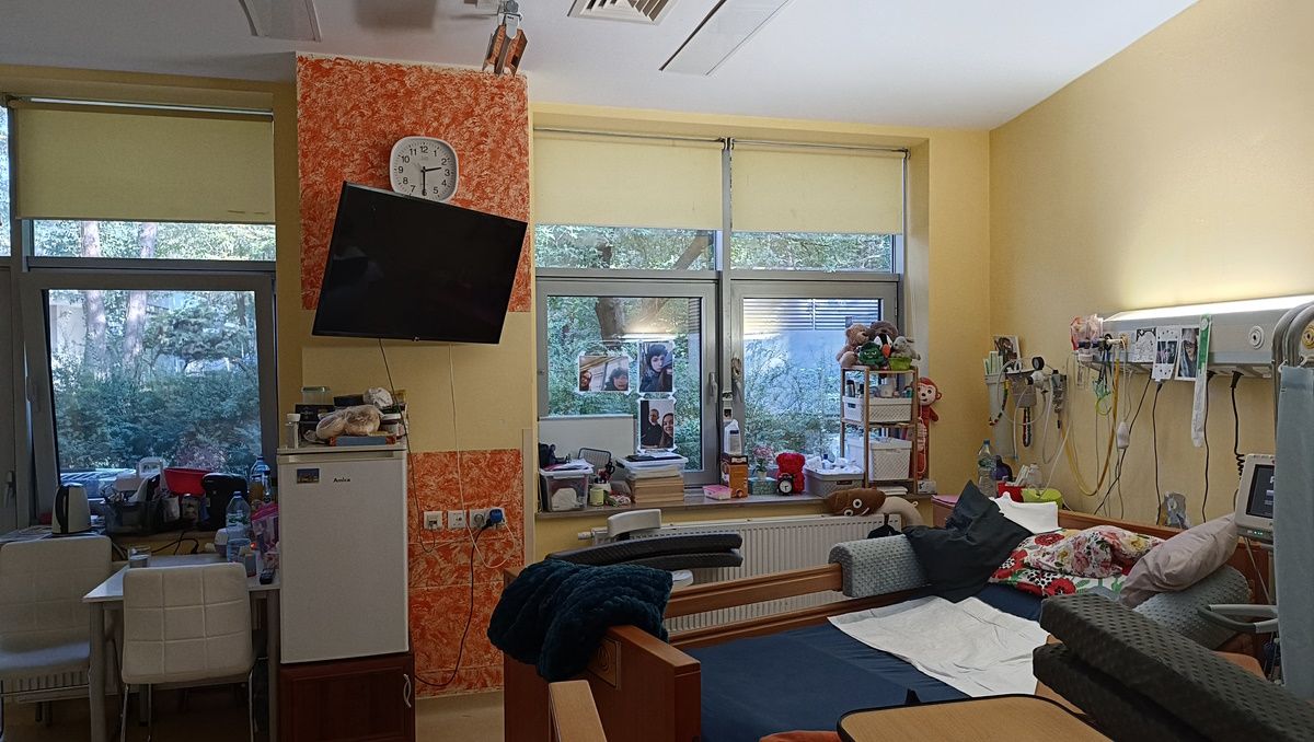 Pokój w klinice Budzik to namiastka domu