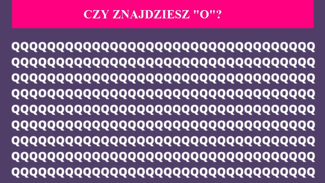 Szybki test na spostrzegawczość. 95 proc. ludzi nie da rady