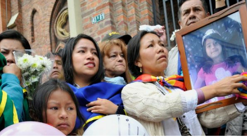 Protesty w Kolumbii po brutalnym morderstwie 7 latki