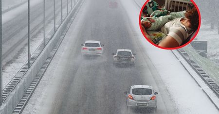 Konin. Lili urodziła się przy autostradzie. Poród odebrał policjant