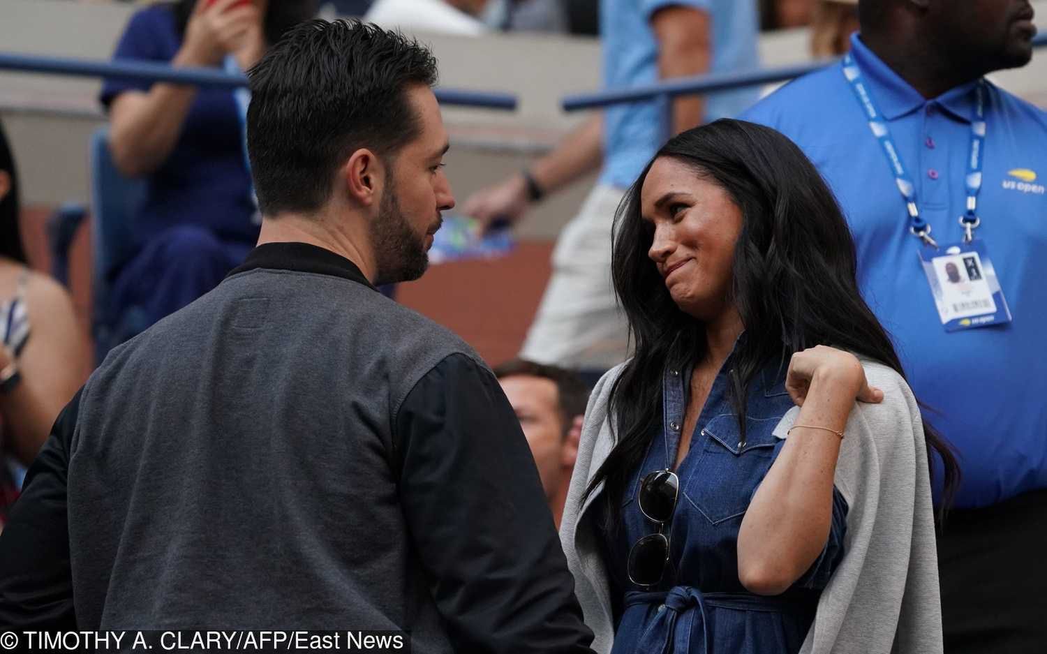 Uśmiechnięta Meghan Markle na US Open 2019