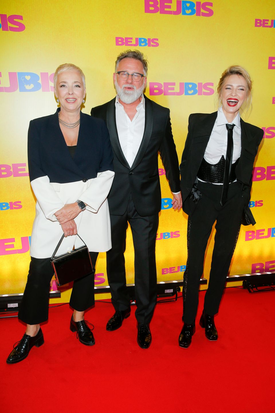 Andrzej Saramonowicz, Ewa Telega, Paulina Gałązka - premiera filmu Bejbis