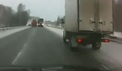 Tak nie wyprzedzaj ciężarówki