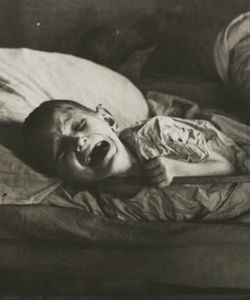 Dziecko umierające podczas wielkiego głodu lat 1921-1922, 1921 r. 