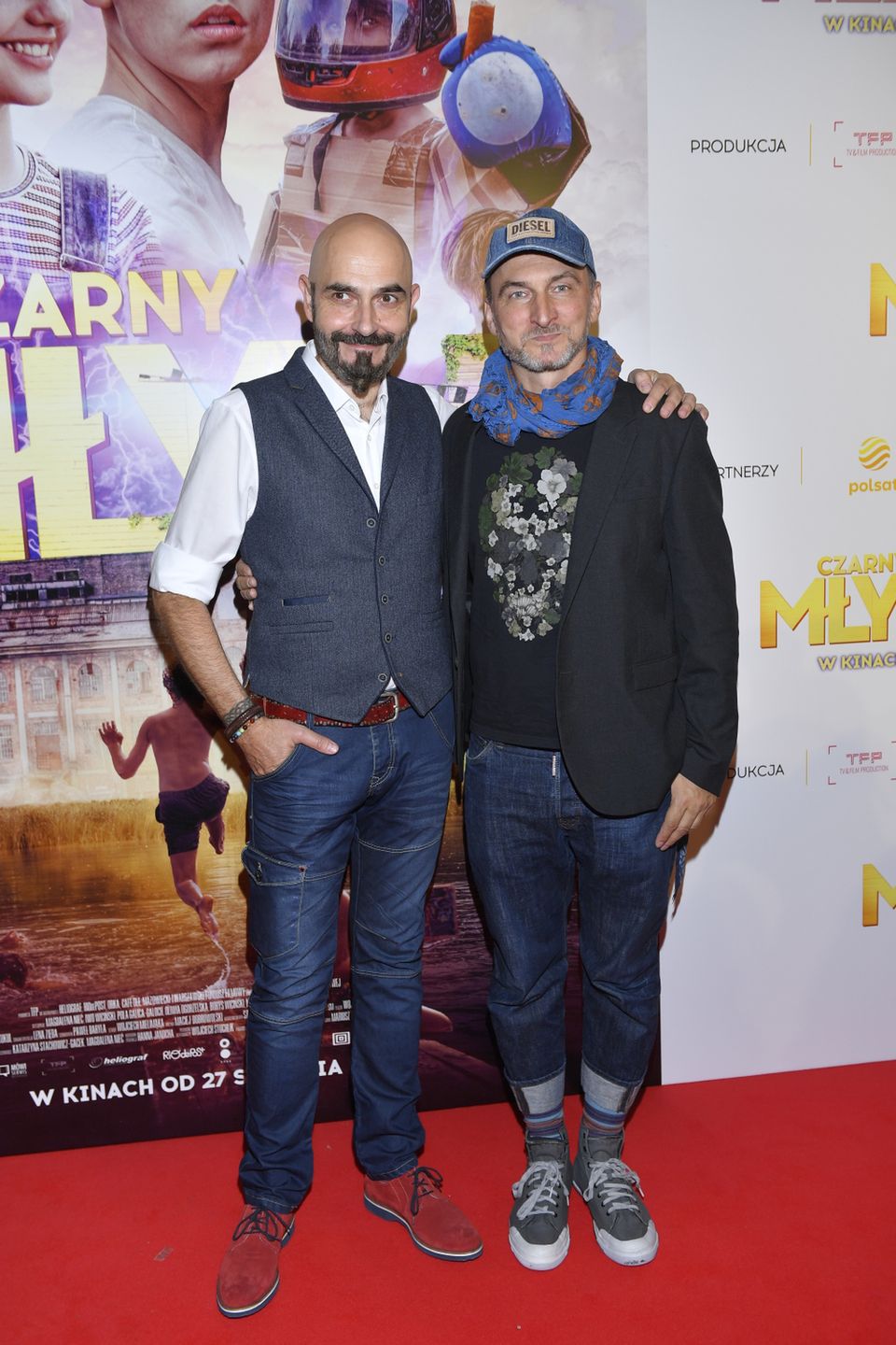 Mariusz Szczygielski i Mariusz Palej - premiera filmu „Czarny młyn”