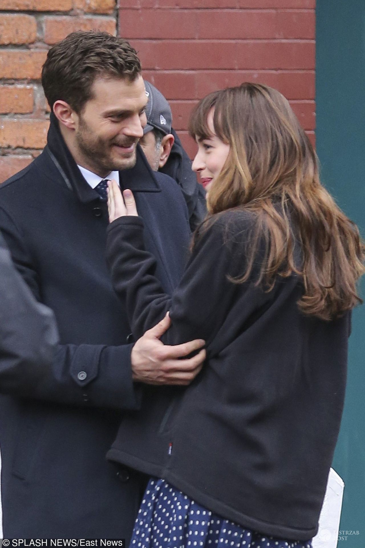 Jamie Dornan i Dakota Johnson na planie "Ciemniejszej stronie Greya"