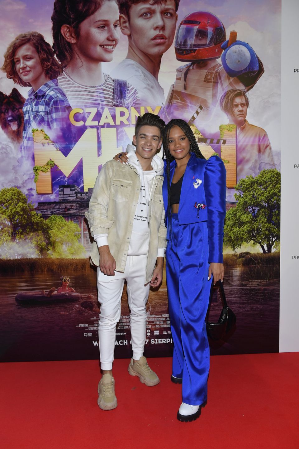 Sara Egwu James i Kuba Szmajkowski - premiera filmu „Czarny młyn”