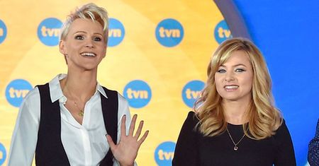 Katarzyna Bujakiewicz zawsze była fanką Agnieszki Chylińskiej. Teraz spotkała się z nią na planie "Małych gigantów" [wideo]