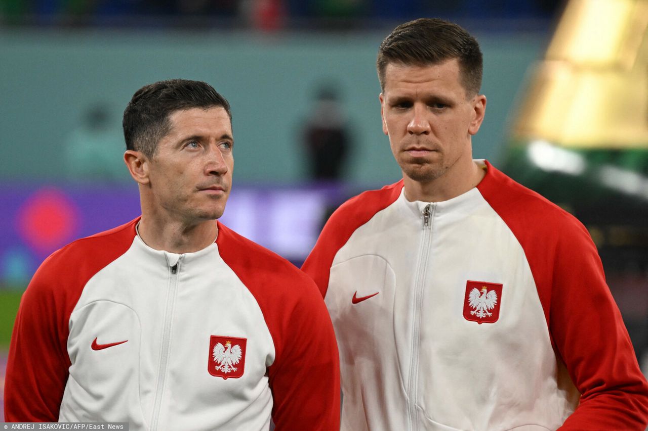 Robert Lewandowski i Wojciech Szczęsny na Mundialu 2022
