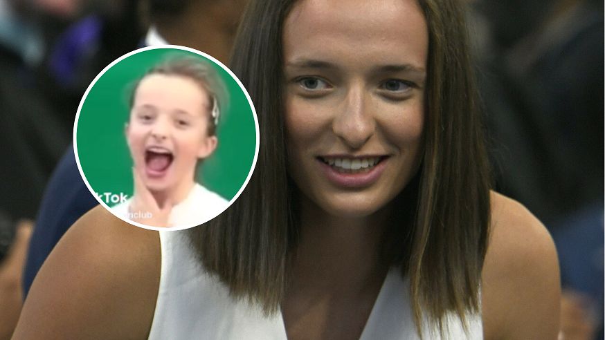 Iga Świątek w dzieciństwie