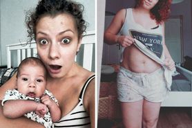 Pokazała nieidealne ciało po ciąży na Instagramie. Wywołała burzę