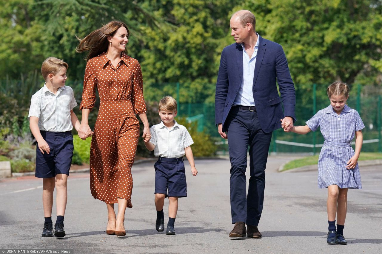 Kate i William odprowadzili dzieci do nowej szkoły