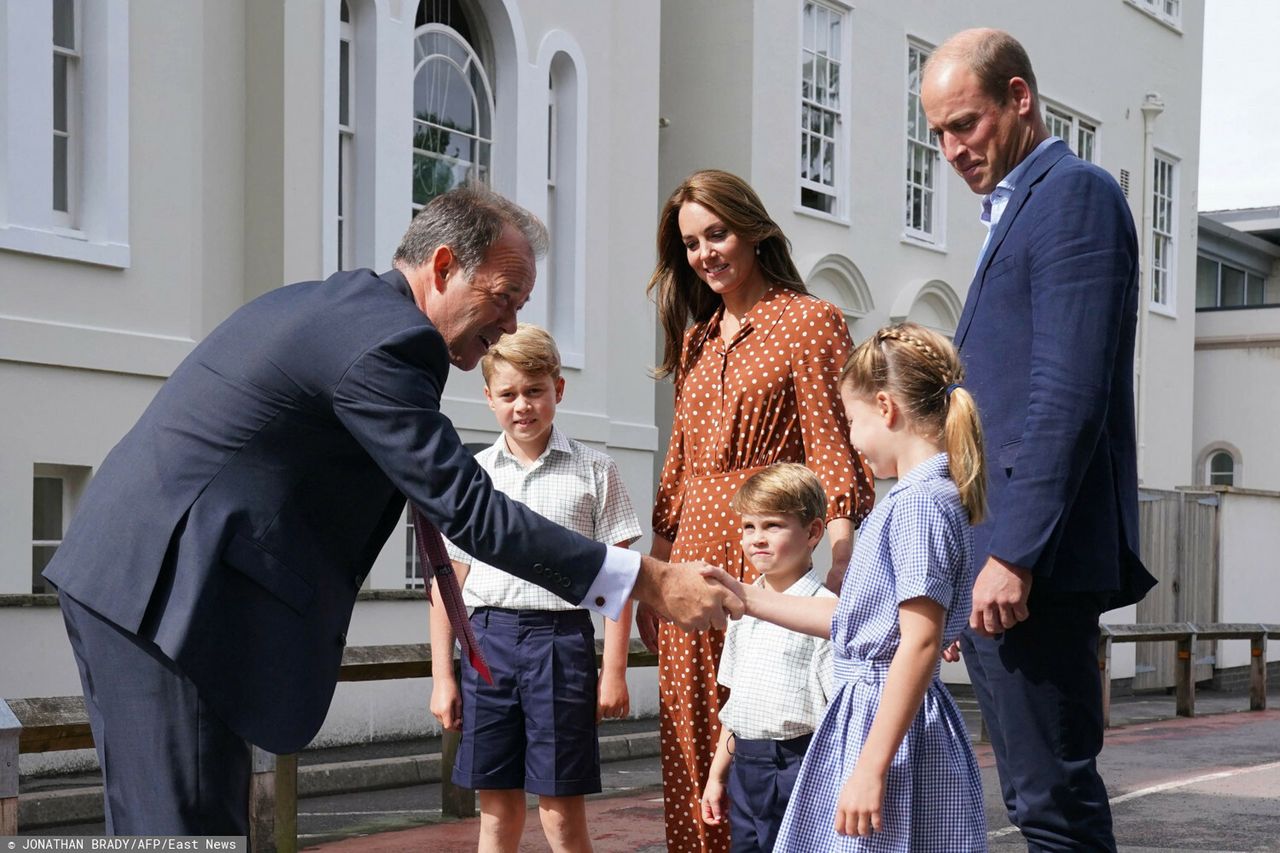 Kate i William odprowadzili dzieci do nowej szkoły