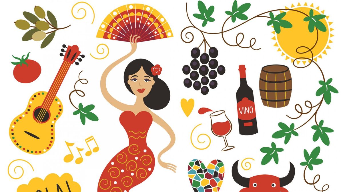 Hiszpania - kolorowanka