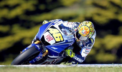 Valentino Rossi testował bolid Ferrari