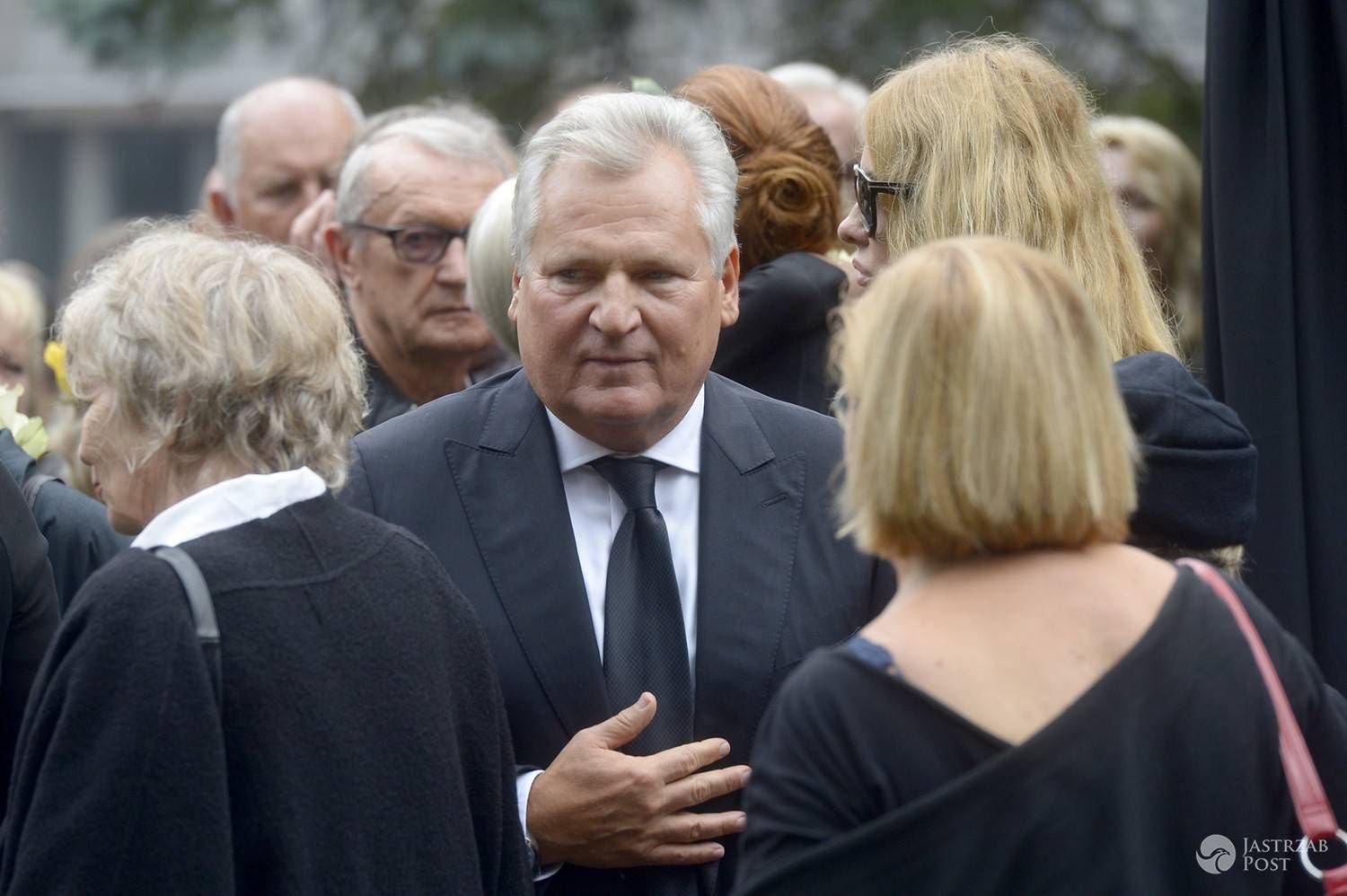 Aleksander Kwaśniewski - pogrzeb Janusza Głowackiego