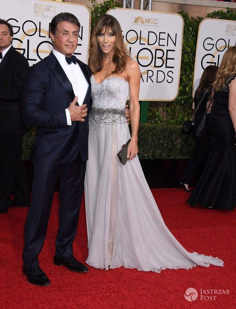 Sylvester Stallone i Jennifer Flavin, Złote Globy 2016