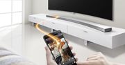 LG MUSIC FLOW HS8 - zakrzywiony soundbar do salonu