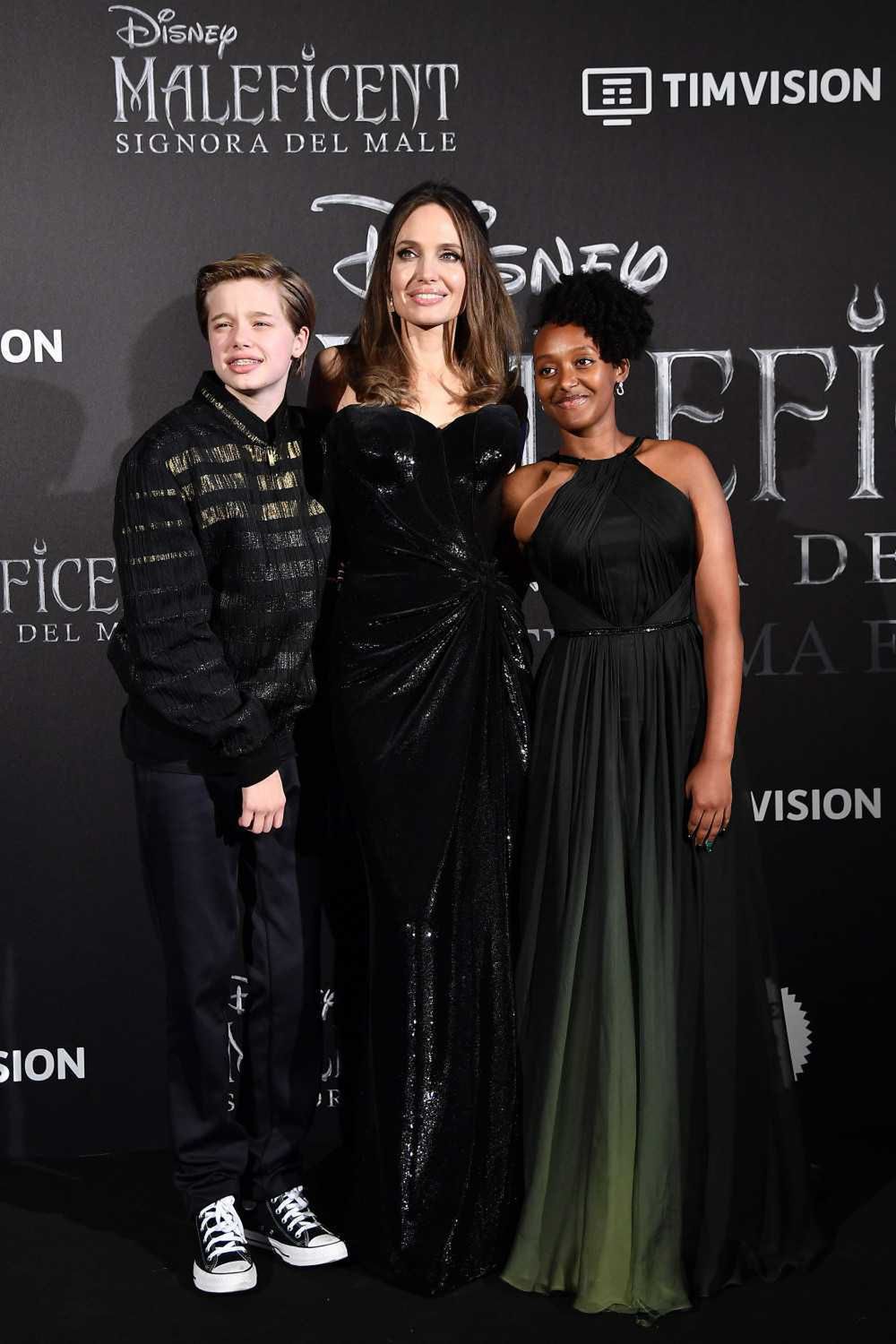 Angelina Jolie, Shiloh Nouvel Jolie-Pitt, Zahara Marley Jolie-Pitt w Rzymie