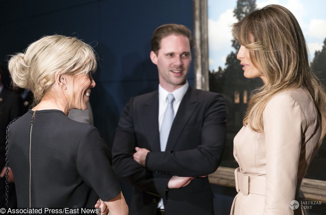 Melania Trump i Brigitte Macron na szczycie NATO 2017