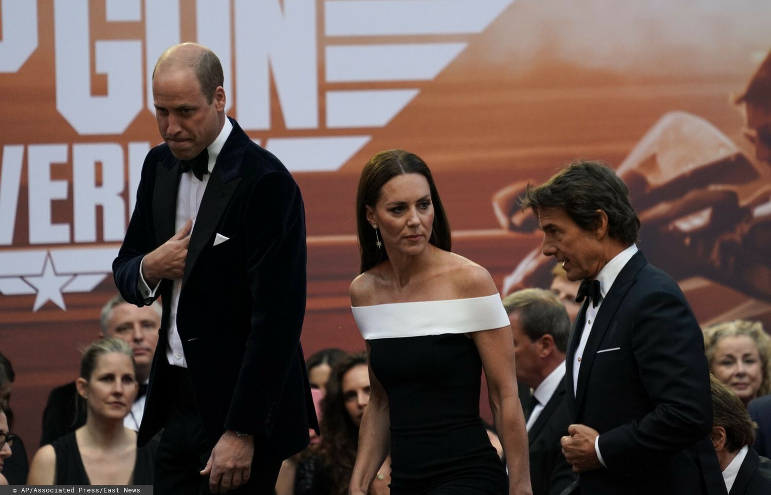 Kate i William na premierze filmu Top Gun: Maverick