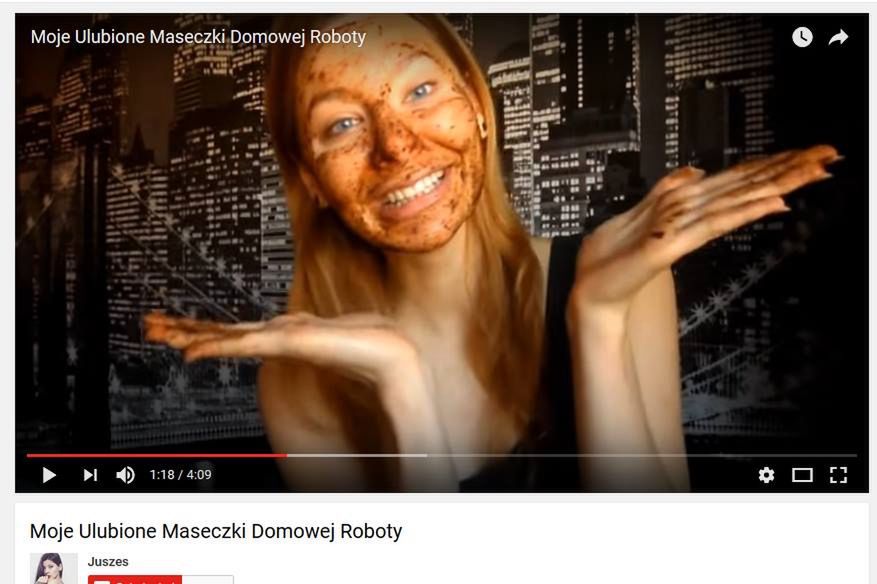 Juszes  od wielu lat jest bardzo aktywną vlogerką