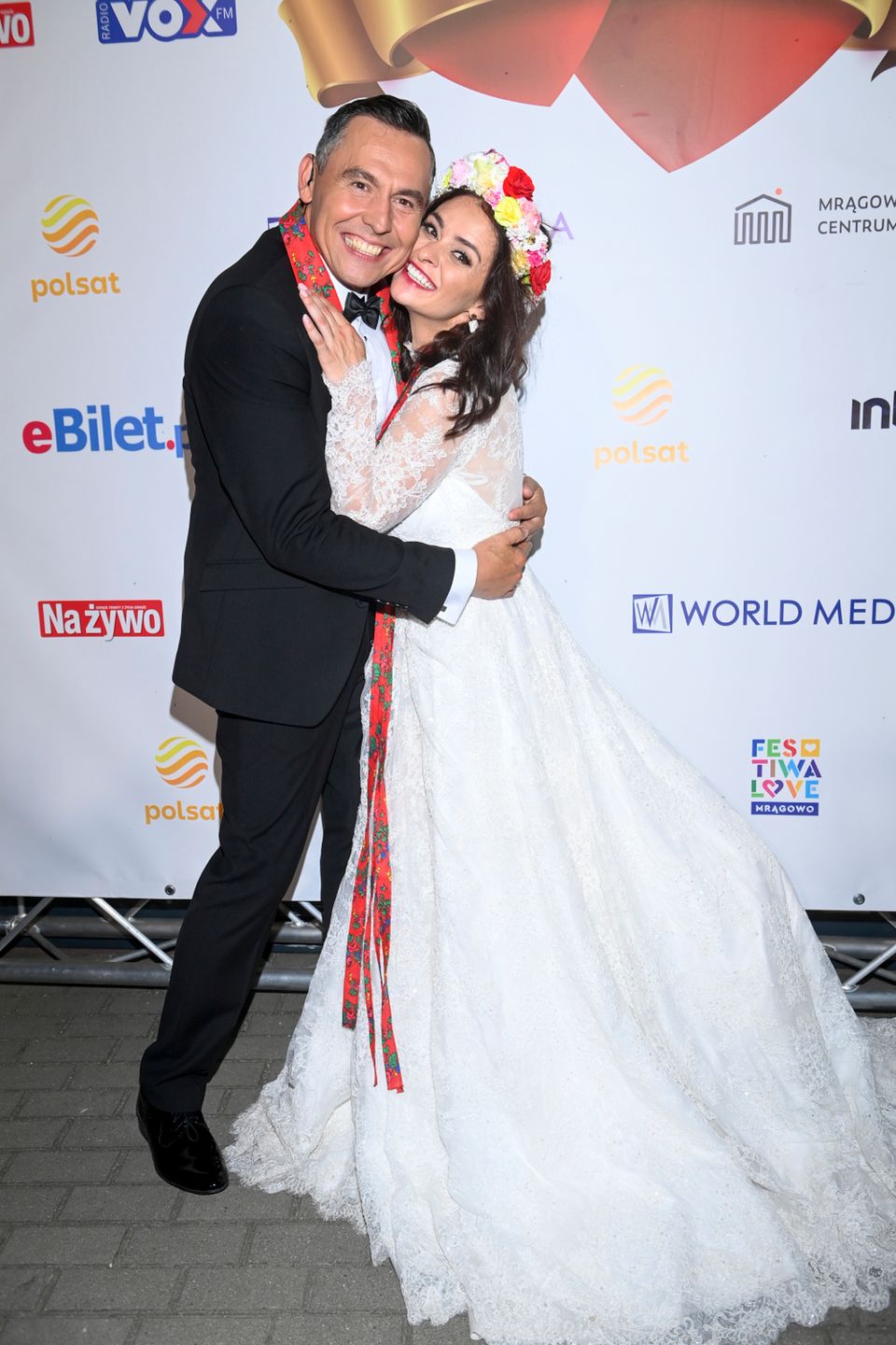 Andrzej Kozłowski, Ewelina Wojtak. Festiwal Weselnych Przebojów Polsatu