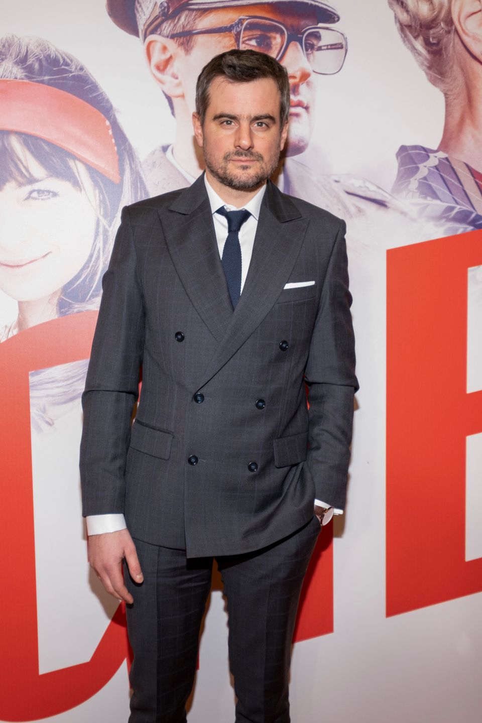 Antoni Pawlicki na premierze filmu Gierek