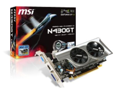 Karty graficzne MSI z chipsetem N430GT