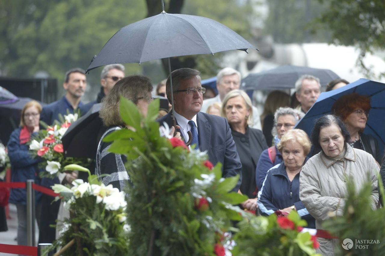 Bronisław Komorowski - pogrzeb Janusza Głowackiego