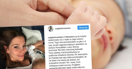 Maja Bohosiewicz zdradza, jak usypia dziecko. “Trzeba polizać po czole. Trzy razy. I splunąć”